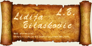 Lidija Bilašković vizit kartica